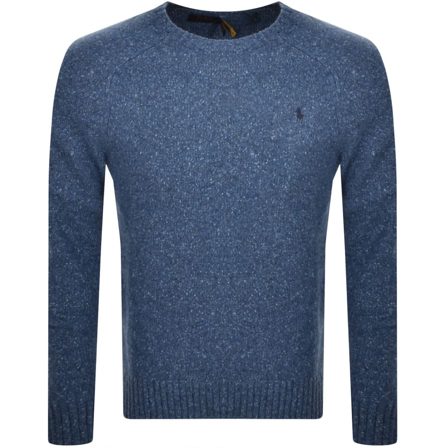他の人はこちらも検索 Lauren Ralph Crew Menswear Mainline | Blue Jumper Knit Neck トップス